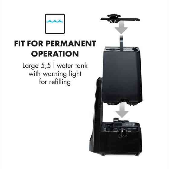 Зволожувач повітря VapoAir іонізатор 350 мл/год бак 5,5 л ароматизатор пульт дистанційного керування (Німеччина, Рівне