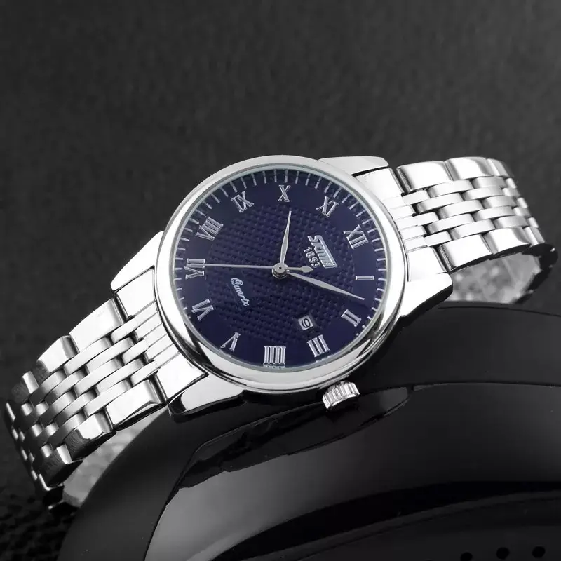 Мужские наручные часы Skmei 9058 Серебристый с синим Винница - изображение 3