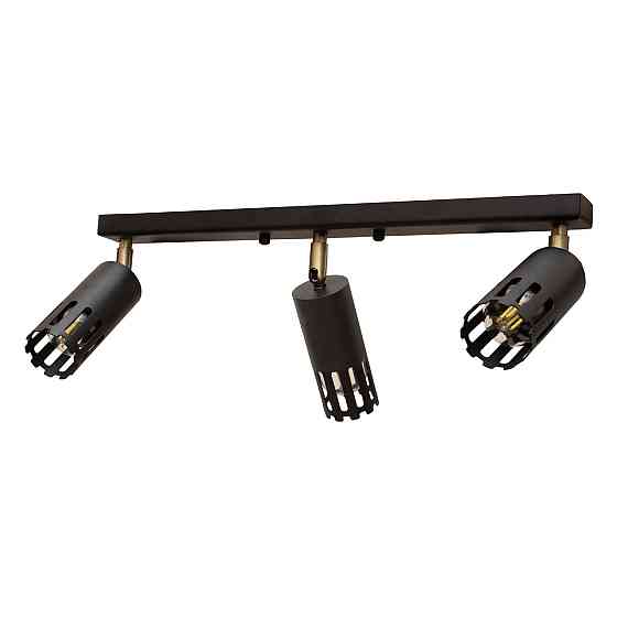 Светильник потолочный MSK Electric Teramo спот поворотный на три плафона NL 180501-3 BK Одесса