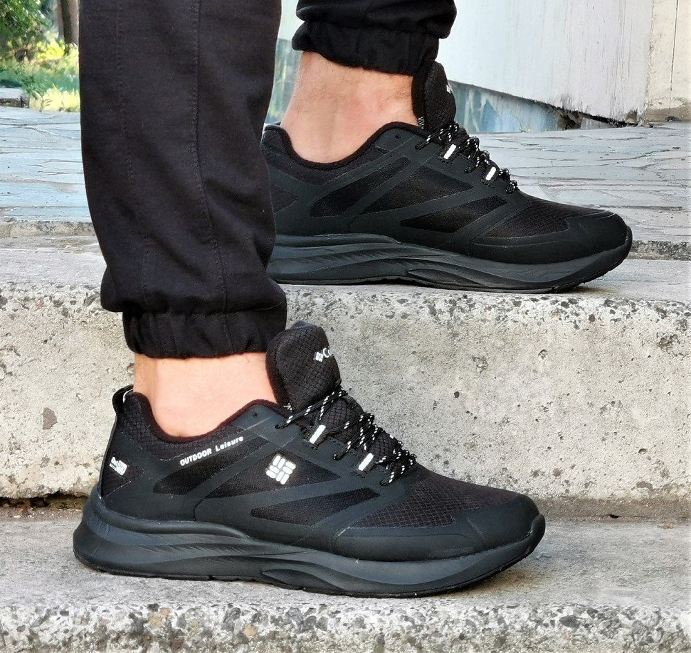 Кроссовки Соluмb!а ТЕРМО Мужские Чёрные Зимние (размеры: 41) Днепр - изображение 1