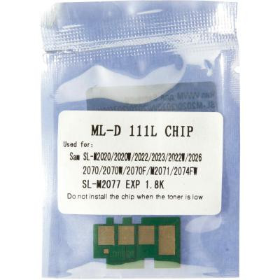 Чип для картриджа Samsung SL-M2020/2020W/2070/2070W/D111S 1.8К Black WWM (JYD-Sam111E) Вінниця - фото 1
