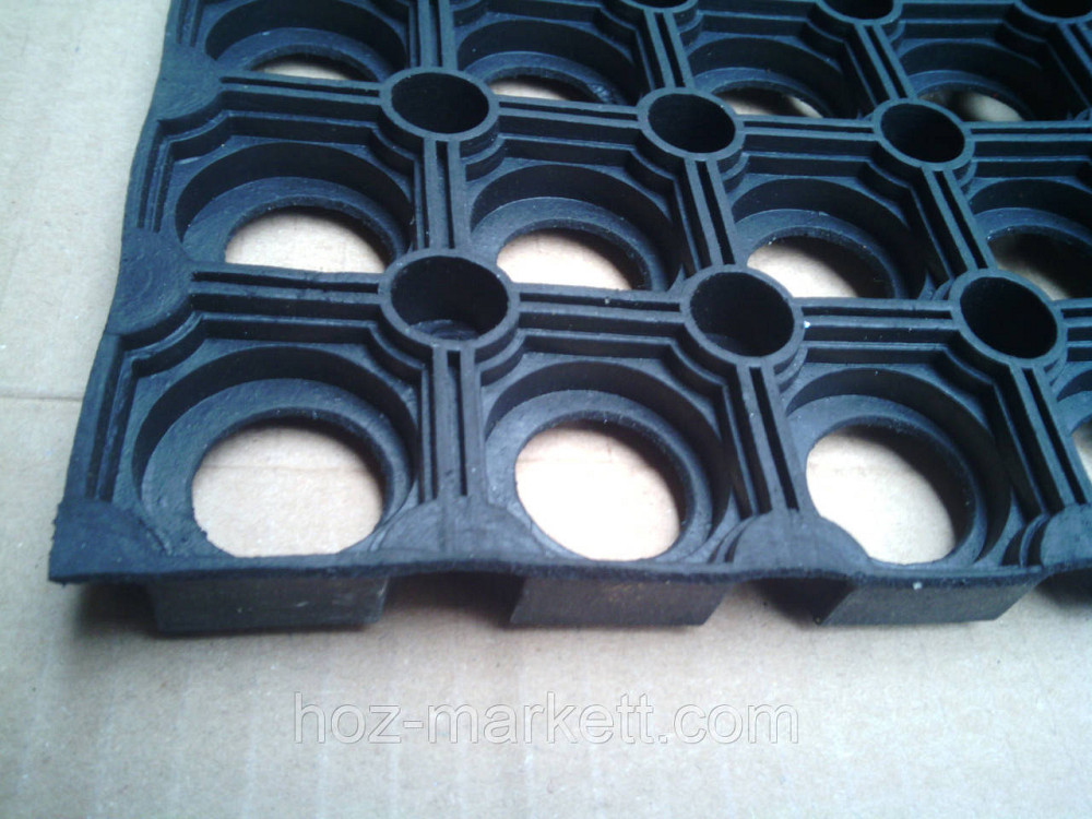 Килимок 100 х 150 см гумовий стільники брудозахисний кілім Харків - фото 3