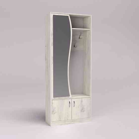 Прихожая ГКШ-3, Дуб Крафт Білий, 840/350/2100 Львов