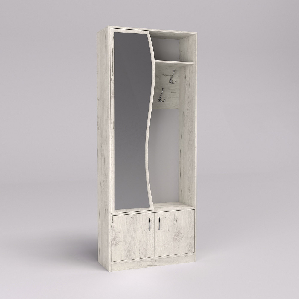 Передпокій ГКШ-3, Дуб Крафт Білий, 840/350/2100 Львів - фото 1