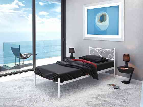 Односпальне металеве ліжко Примула від ТМ Теnero Харків