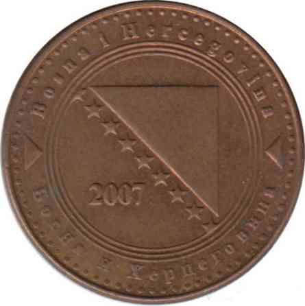 Босния-Герцеговина. 10 фенингов 2007 год. Полтава