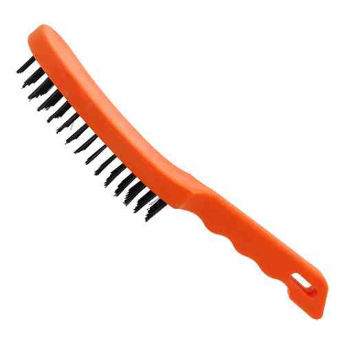 Щітка зачисна для металу ручна (6-рядна, пластикова ручка) СТАНДАРТ SWPH0802 Чернігів