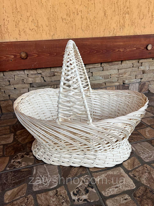 Кошик великодній білий Київ - фото 3