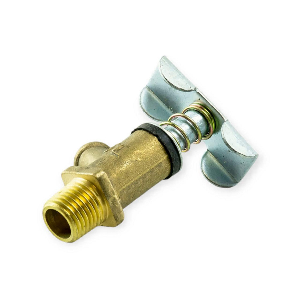 Кран Камаз зливний мідь радіатора Мукачево - фото 1