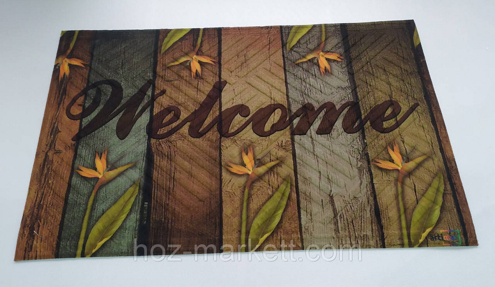 Коврик 60 х 40 см прорезиненный с ворсом Велком Харьков - изображение 6