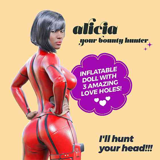 Секс-лялька з 3 отворами Crushious ALICIA The Inflatable Nurse, бежева, 155 см Sex Aura Київ