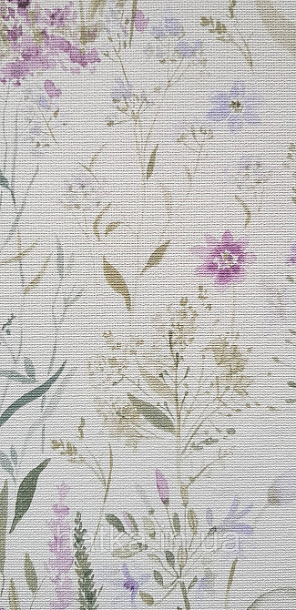 Шпалери вінілові на флізеліні Grandeco Universe метрові прованс квіти листя зелені бузкові рожеві Київ - фото 5