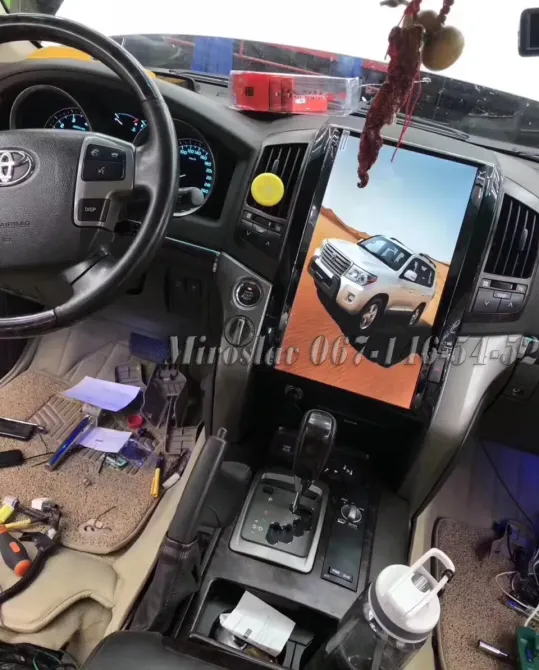 Магнитола Toyota Land Cruiser Tesla style головное устройство Тернополь - изображение 2