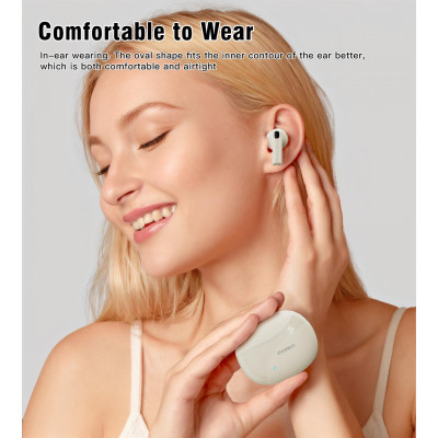 Наушники Choetech TWS Oval Beige (BH-T24-SK) Винница - изображение 5