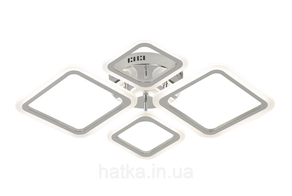 Люстра потолочная светодиодная VALESO Сталь/Акрил Белый 100W 2055/2+2 Киев - изображение 5