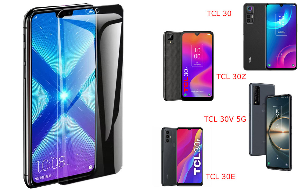 Защитное стекло NeoGlass для TCL 30, TCL 30Z, TCL 30V 5G, TCL 30E – ультрапрозрачное и устойчивое Киев - изображение 2