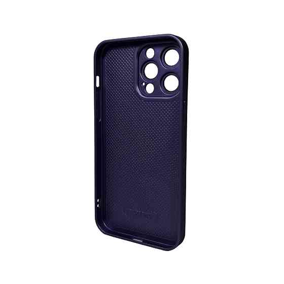 Чехол для iPhone 15 Pro Max с матовой отделкой, темно-фиолетовый Киев