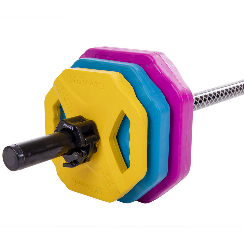 Штанга для фітнесу на 20 кг MDbuddy 2683 довжина-1,4м 30 мм Київ - фото 3