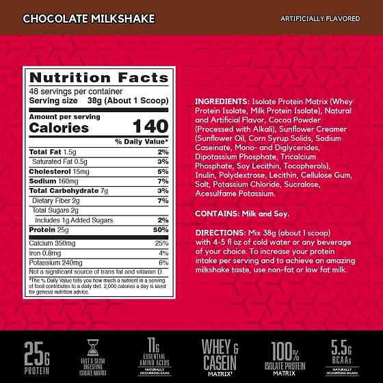 Протеїн BSN Syntha-6 Isolate 1.8 kg (Chocolate) Луцьк