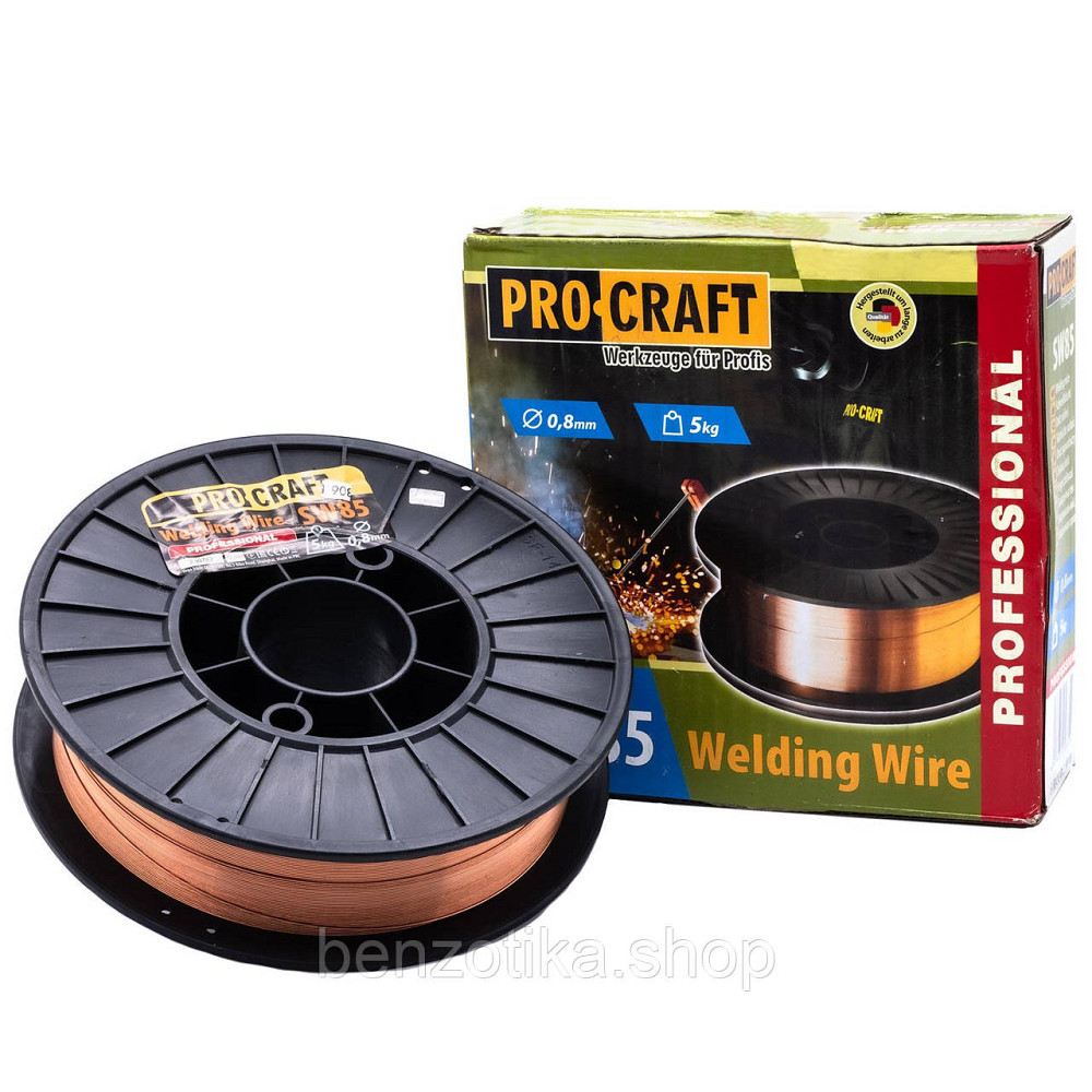 Зварювальний дріт Procraft SW85 0.8 мм 5 кг Київ - фото 1