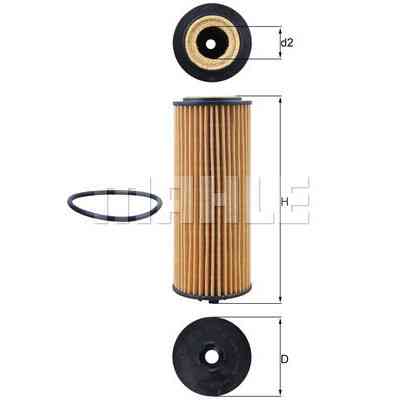 Фільтр масляний Mahle OX1162D Вінниця