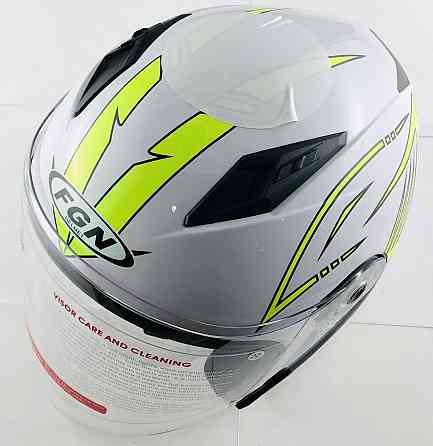 Шлем открытый (mod:FX-515) (size:L,белый) Мукачево