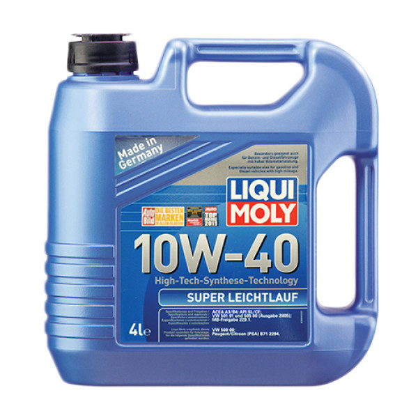 Моторне масло Liqui Moly Super Leichtlauf 10W-40 4л Львів - фото 1