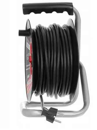 Удлинитель на катушке BX-755, 50 м, 4 розетки, медный кабель ПВС 3×2.5 мм², мощность 2950 Вт, IP44 Одесса