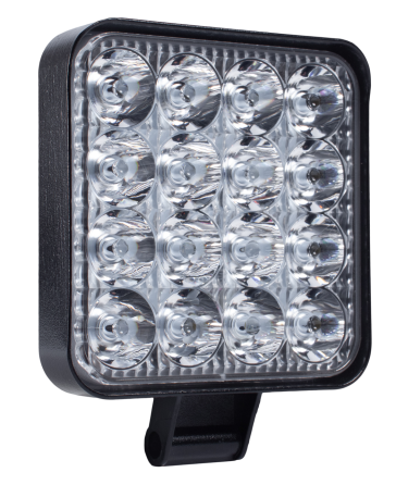 Фара LED квадратна 48W 6000K (16 диодв) (8.5 см х 8.5 см х 1,5 см) Mini Мукачево