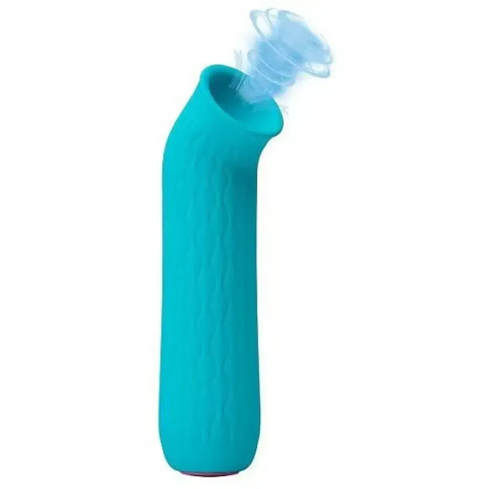 Вакуумний стимулятор Pretty Love Ford, блакитний, 11,6 × 2,3 см Sex Aura Київ - фото 1