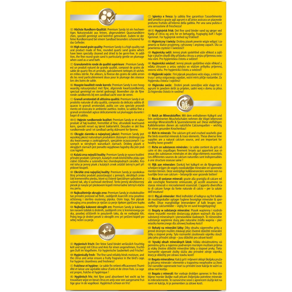 Пісок для птахів "Vitakraft Sandy з мінералами" вбираючий 2кг. Вінниця - фото 2