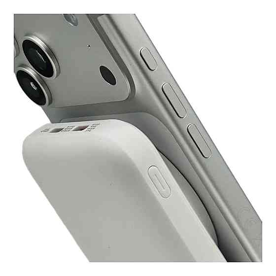 Повербанк Q15 10000 mAh 20W (MagSafe) - Білий Киев