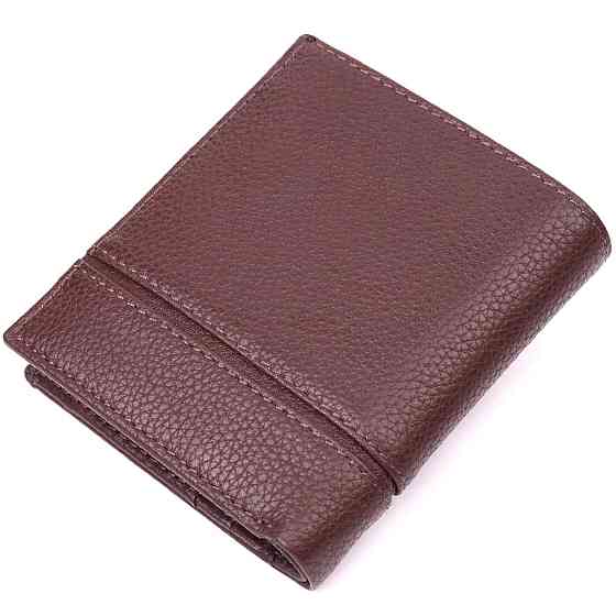 Удобное портмоне для мужчин из натуральной кожи KARYA 21322 Коричневый Киев