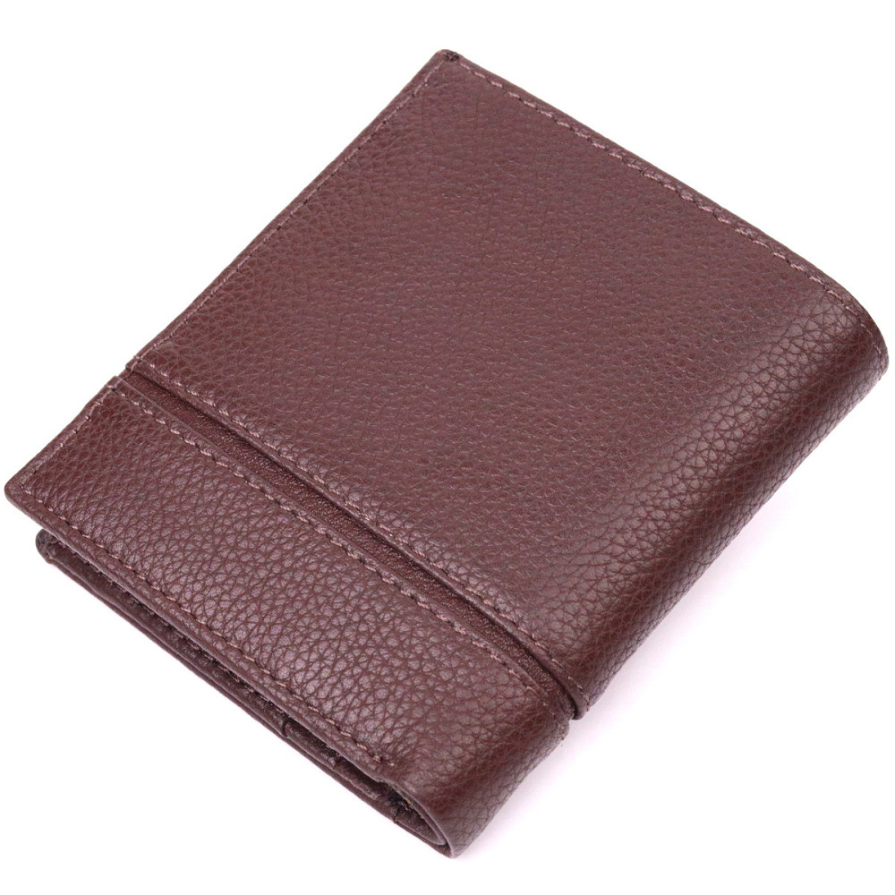 Удобное портмоне для мужчин из натуральной кожи KARYA 21322 Коричневый Киев - изображение 2