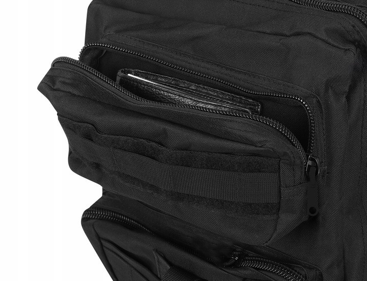 Тактический Рюкзак 38 литров многофункциональный 5 отделений Trizand (8919) Black Нововолынск - изображение 5