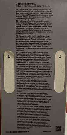 Новий Google Pixel 10 Pro 128GB Obsidian EU Global Версія. Харків