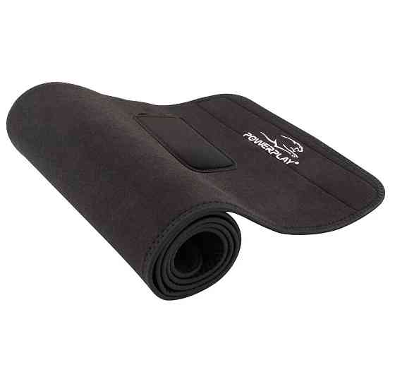 Пояс для схуднення PowerPlay 4301 (125*30 см) +  кишеня для смартфона Чорний Луцк