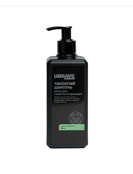 Мужской шампунь против перхоти с эффектом кондиционера UBrave Vesna 500 мл Киев - изображение 1