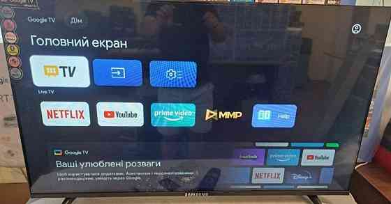 Новий Безрамковий телевізор SAMSUNG 45" Google TV 4K Харків