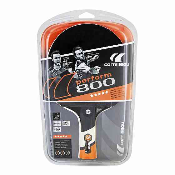 Ракетка для настольного тенниса Cornilleau PERFORM 800, черно-красная Киев
