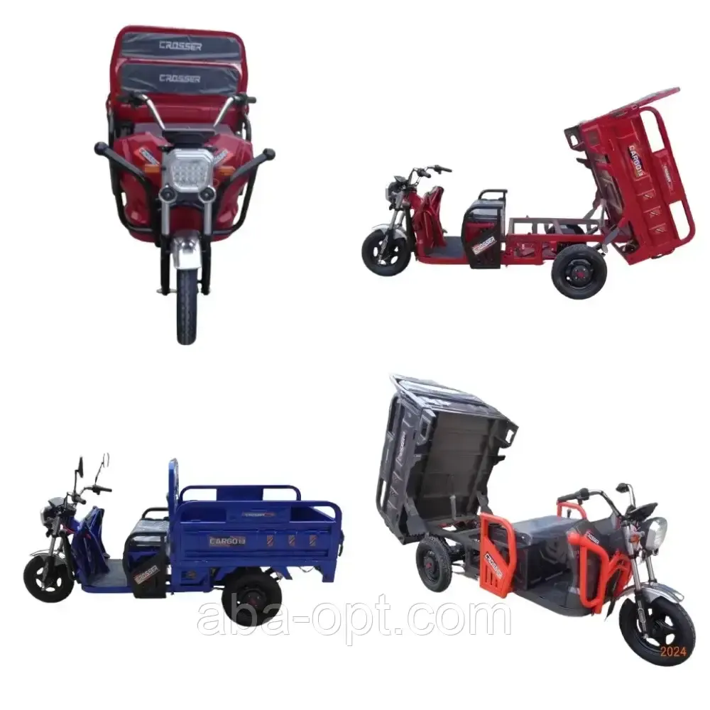 Електричний вантажний трицикл ID-CARGO-13 1000W-60V-32Ah LiFePO4 шини 12«/12» купити в інтернет-магазині дешево Одеса - фото 9