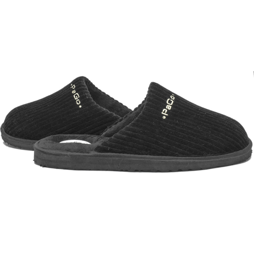 Тапочки Чоловічі Домашні Закриті PaGo Чорний Одеса - фото 5