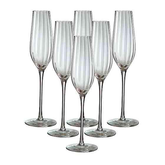 TS Kitchen Келихи для шампанського набір із 6 шт 350 мл HP95 Киев