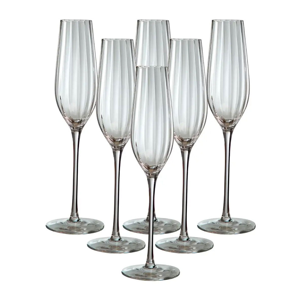 TS Kitchen Келихи для шампанського набір із 6 шт 350 мл HP95 Киев - изображение 1