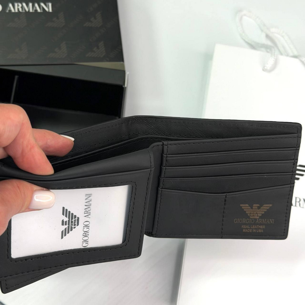Подарочный набор ремень и кошелек Armani (305) Киев - изображение 4