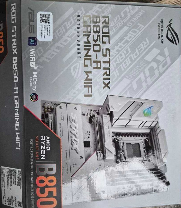 Материнська плата Asus ROG STRIX B850-A Gaming WIFI s-AM5 B850. Київ - фото 2