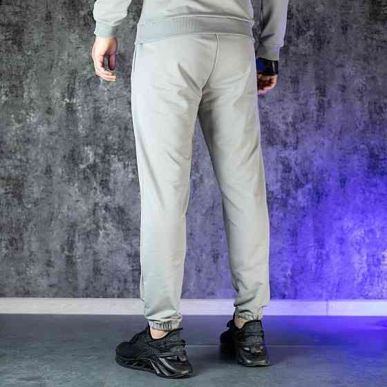 Чоловічі штани джогери з кишенями сталеві Pobedov 95 Київ