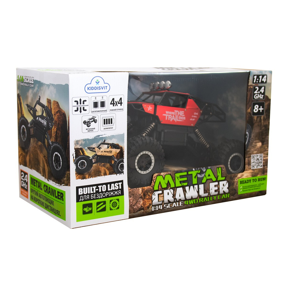 Автомобіль Off-road Crawler з р/к – Where the trail ends (червоний) Дніпро - фото 6