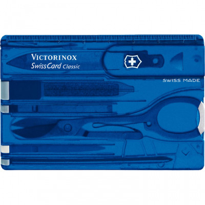 Ніж Victorinox SwissCard Transparent Blue (0.7122.T2) Вінниця - фото 3