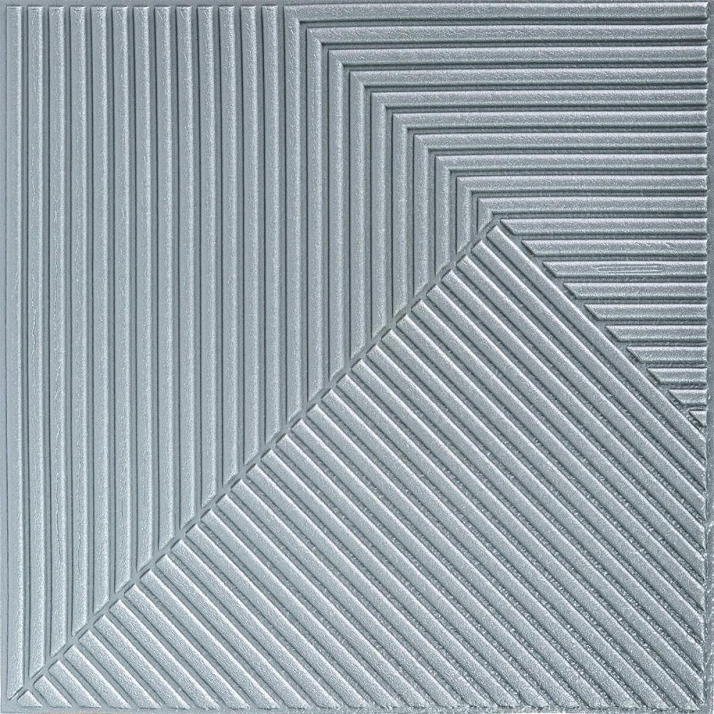 Панель стеновая 3D 500х500х5мм Бамбук Серый SW-00002878 Днепр - изображение 1